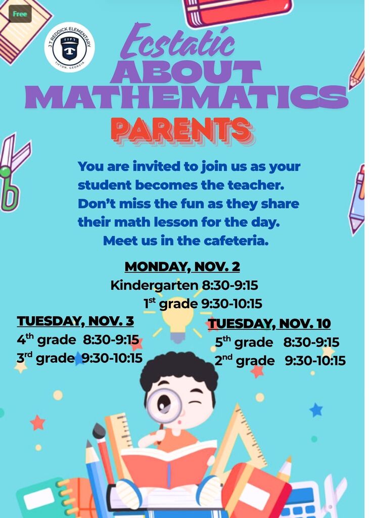 English flyer Ecstatic About Mathematics