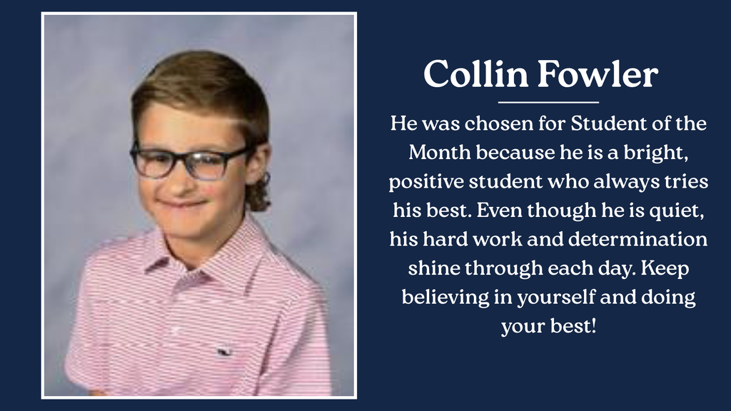 Eighth Street Middle School graphic celebrating the September [6th/7th/8th and connections] Grade Blue Devils of the Month. The graphic features the students selected for this recognition and highlights their achievement as Blue Devils of the Month.