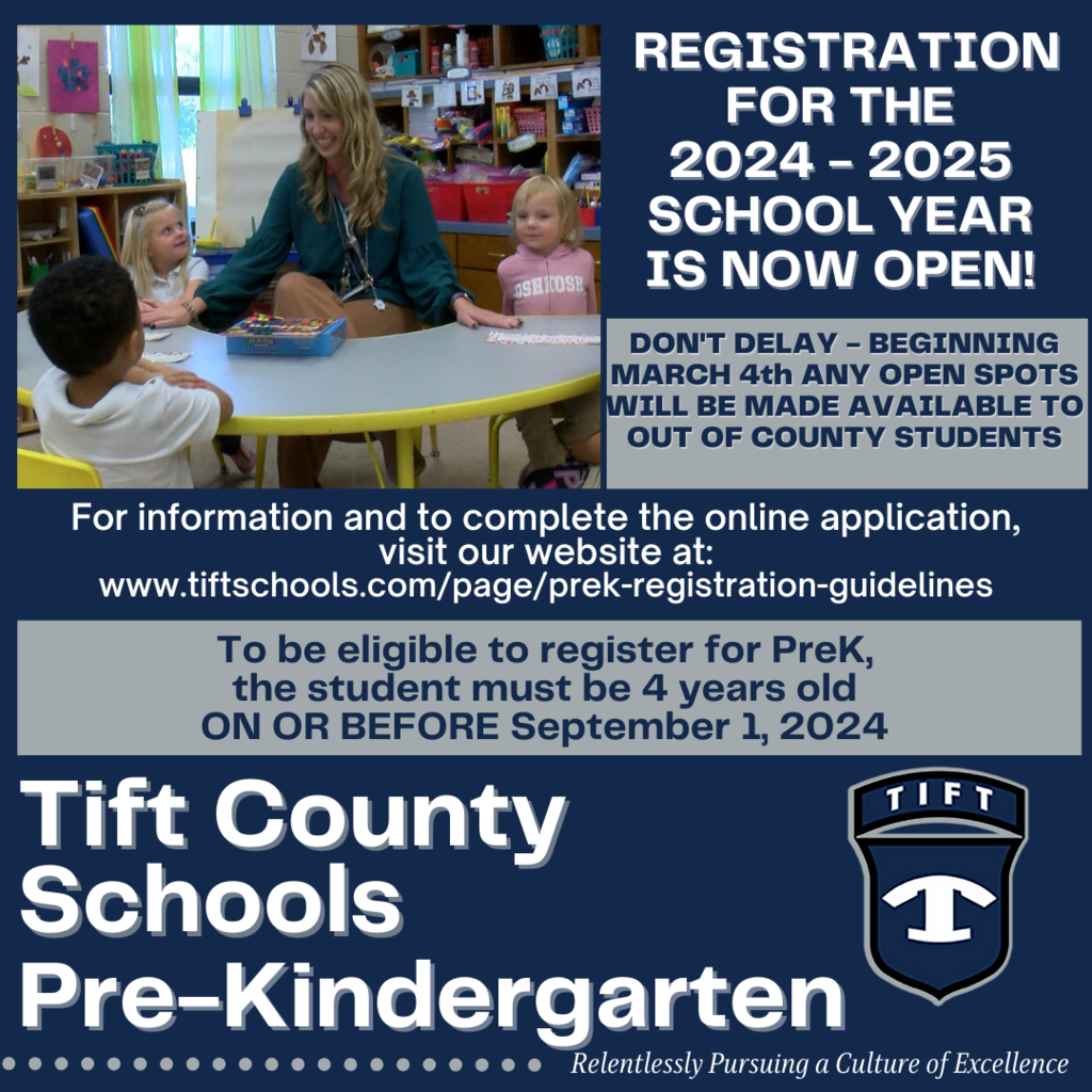 PreK Registration Open