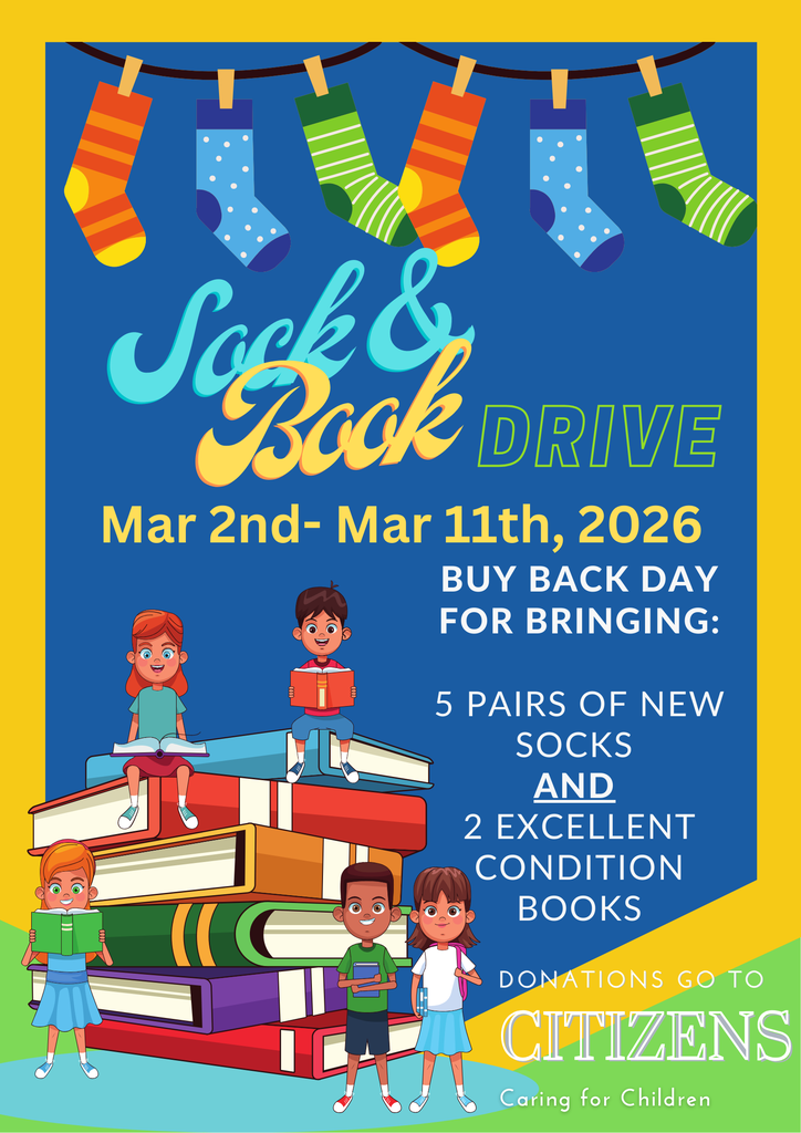 Citizens Caring for Children Sock and Book Drive 2024