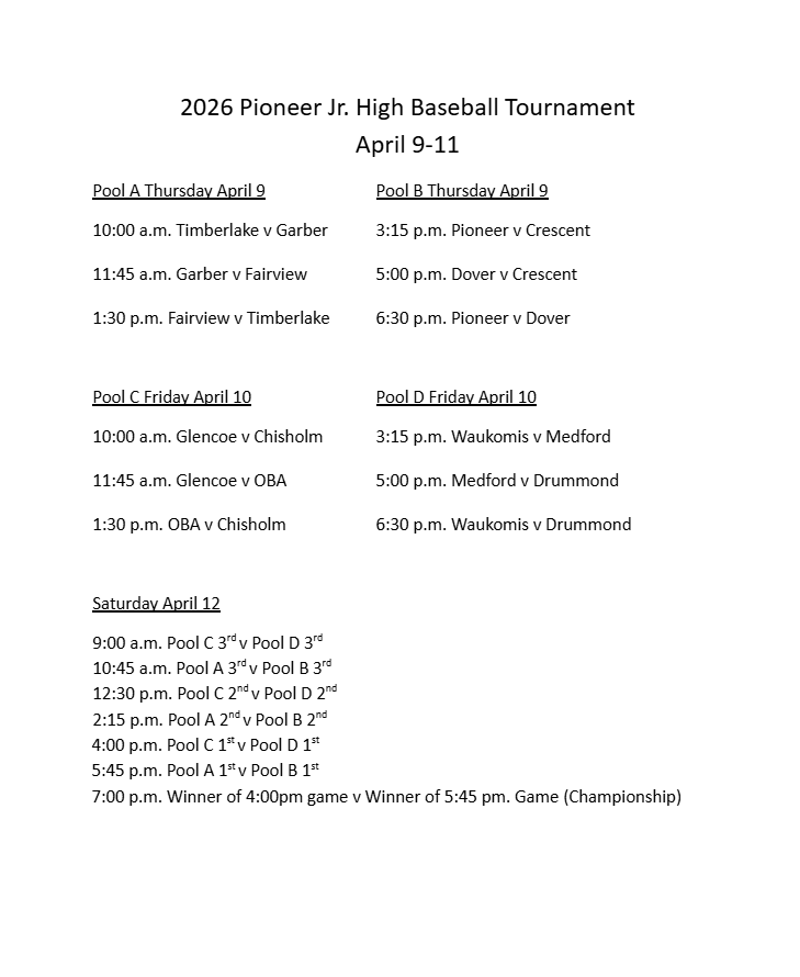 pioneer tourn