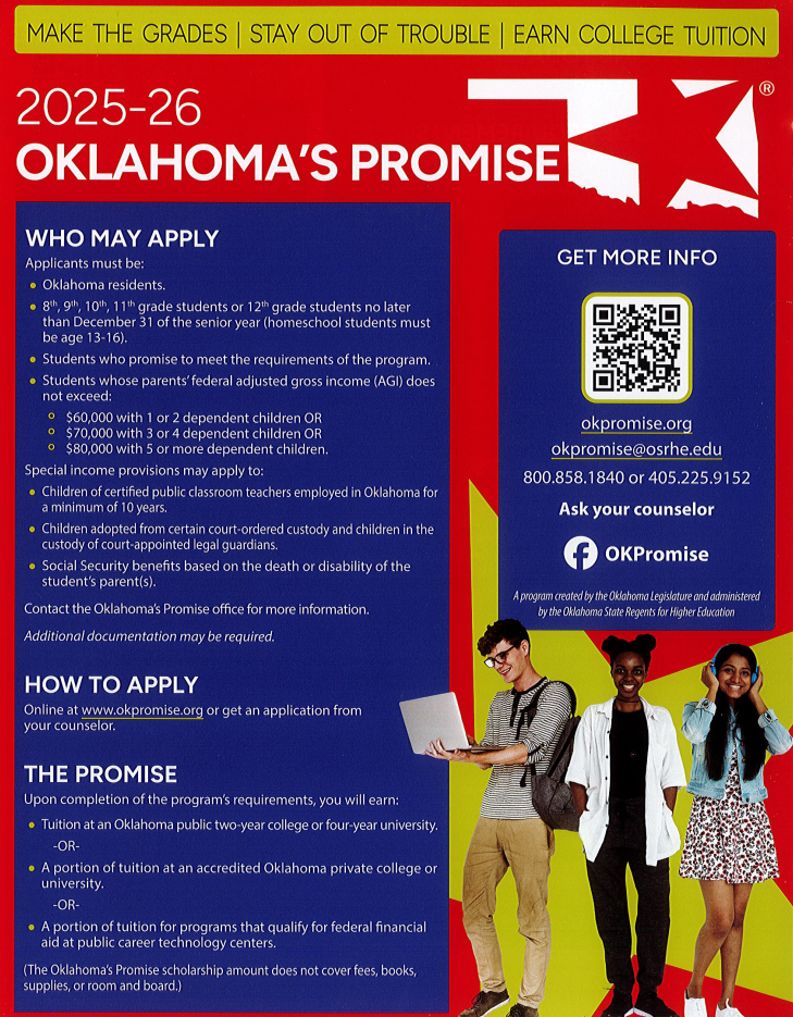2025-2026 OKlahoma Promise info. See more at okpromise.org