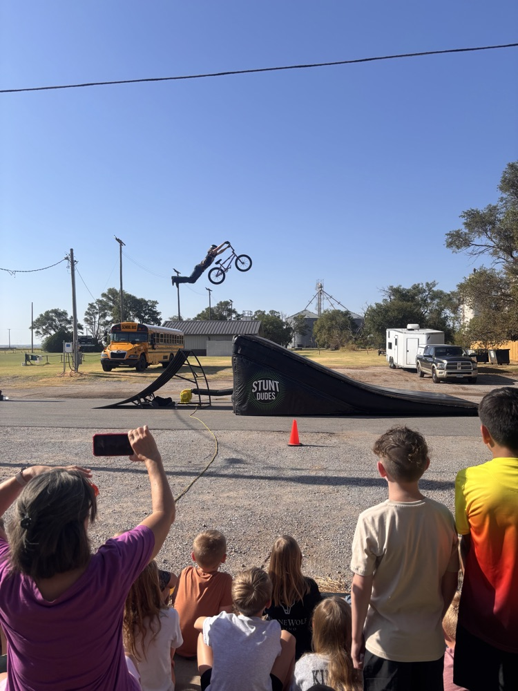 Bully Free BMX riders presenting to the elementary 