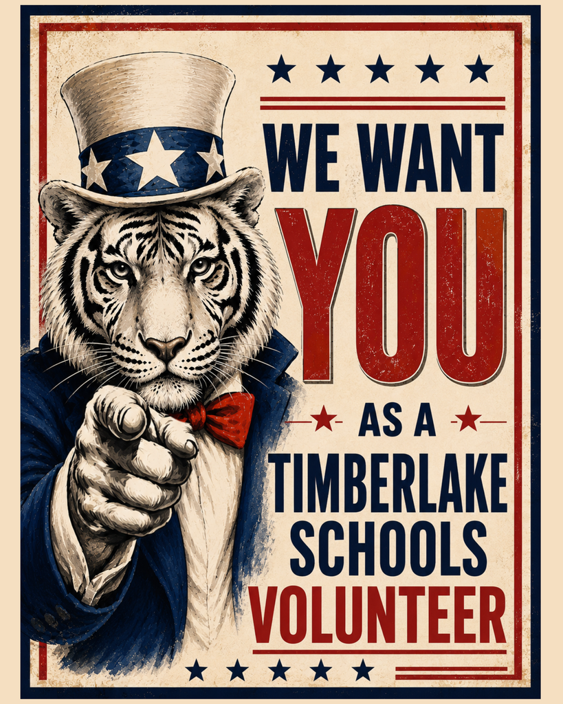 Volunteer at Timberlake schools as a substitute or with the PTO. 