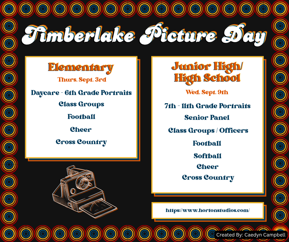 Elementary: Thursday, September 3rd. Junior High & High School: Wednesday, September 9th