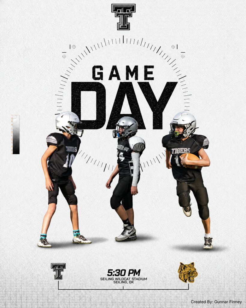 5-8th Football plays today, Aug 31st at Seiling