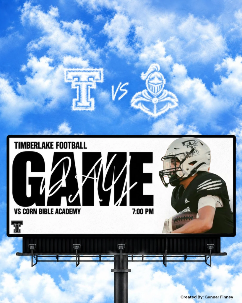 9/25 Timberlake football versus Corn Bible Academy. 7 PM 