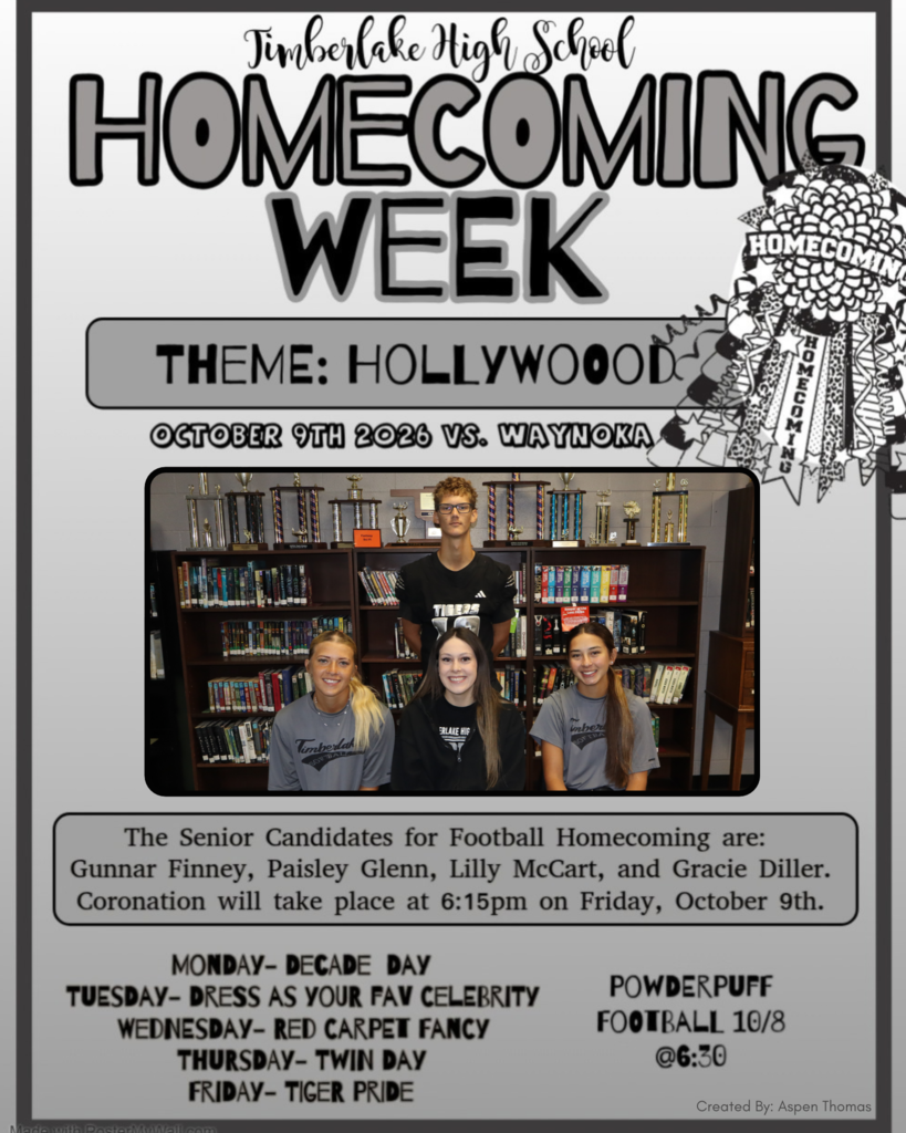Homecoming is Oct 9th