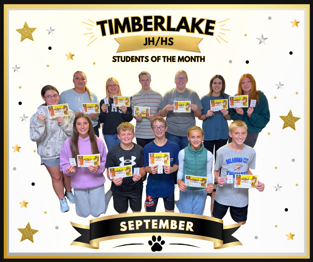 JH/HS September Students of the Month