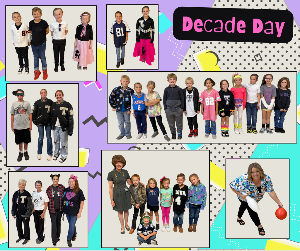 Decade Day Dress up Day collage