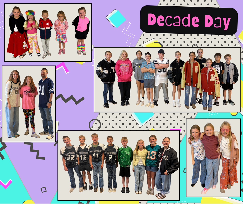 Decade Day Dress up Day collage