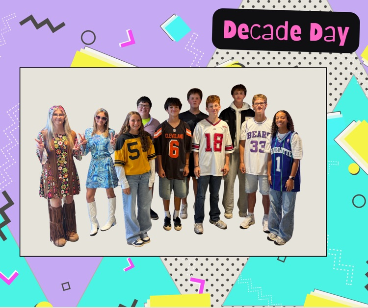 Decade Day Dress up Day collage