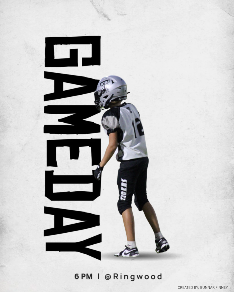 JH Football plays in Ringwood tonight at 6 PM