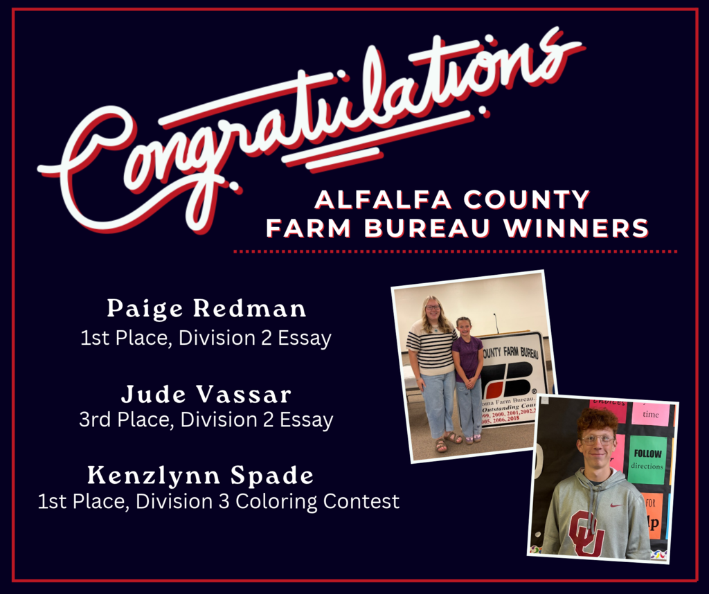 Alfalfa Country farm bureau contest winner, Paige, Kenzlynn and Jude