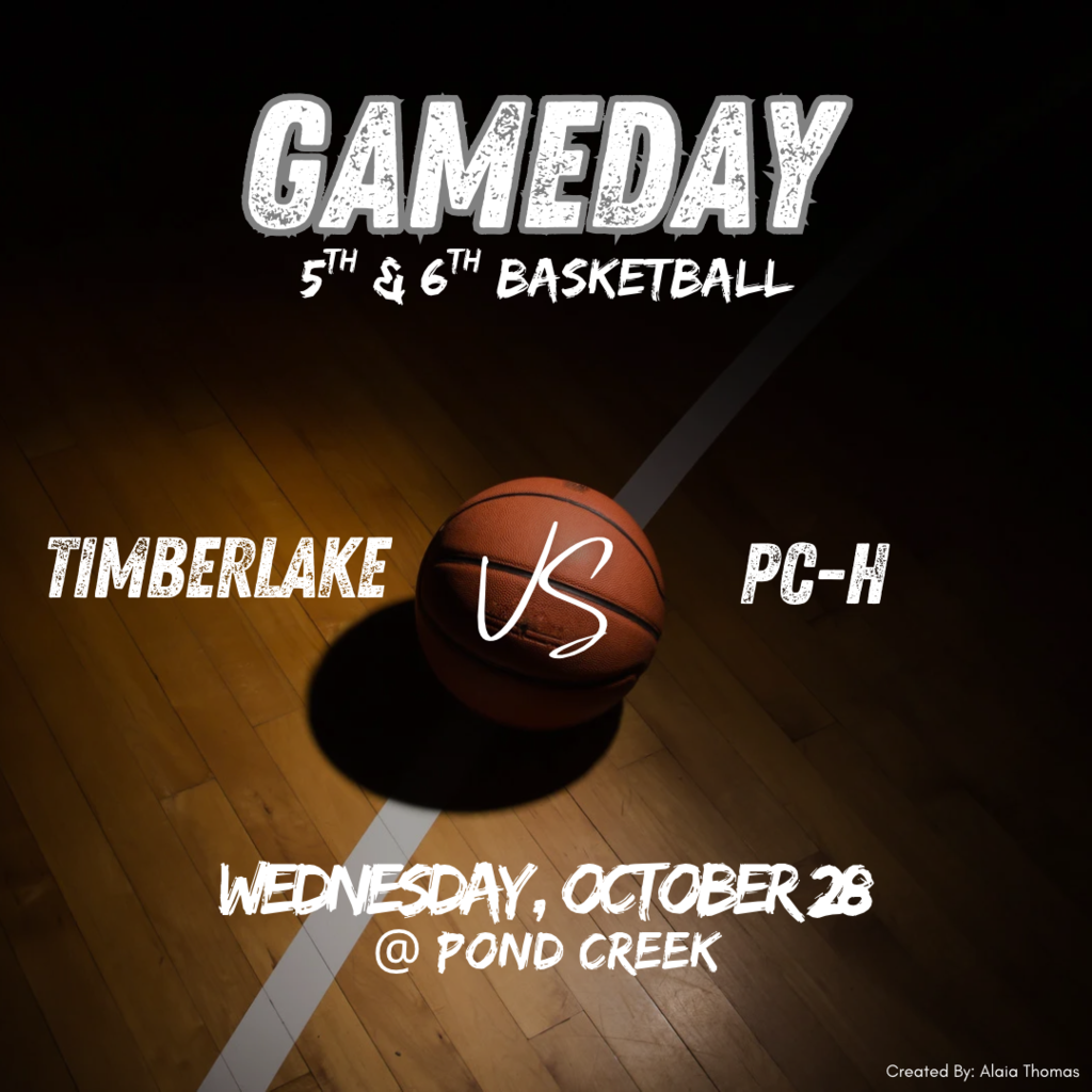 5th & 6th Grade basketball game in Pond Creek on October 28