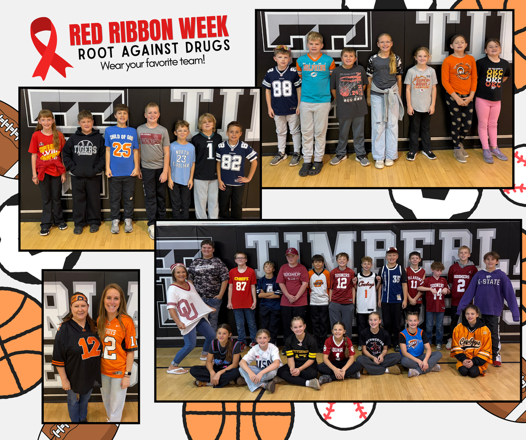 Collage of students dressing up for favorite team day