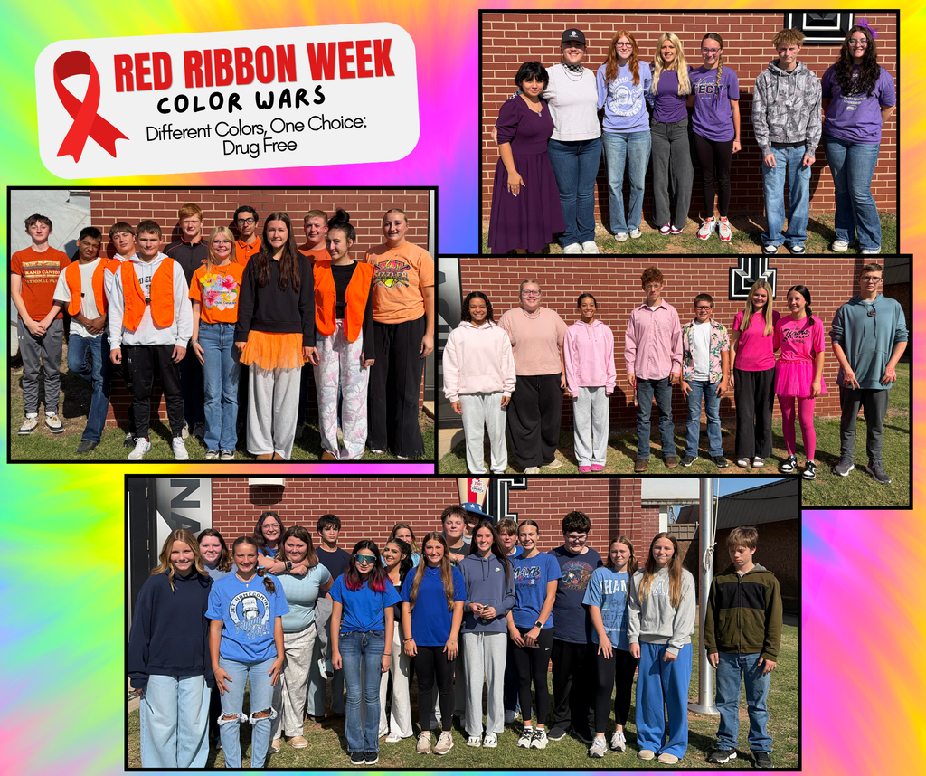 Color Wars collage for Red Ribbon week