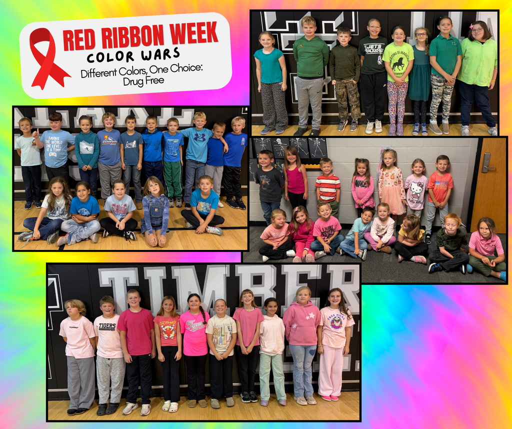 Color Wars collage for Red Ribbon week