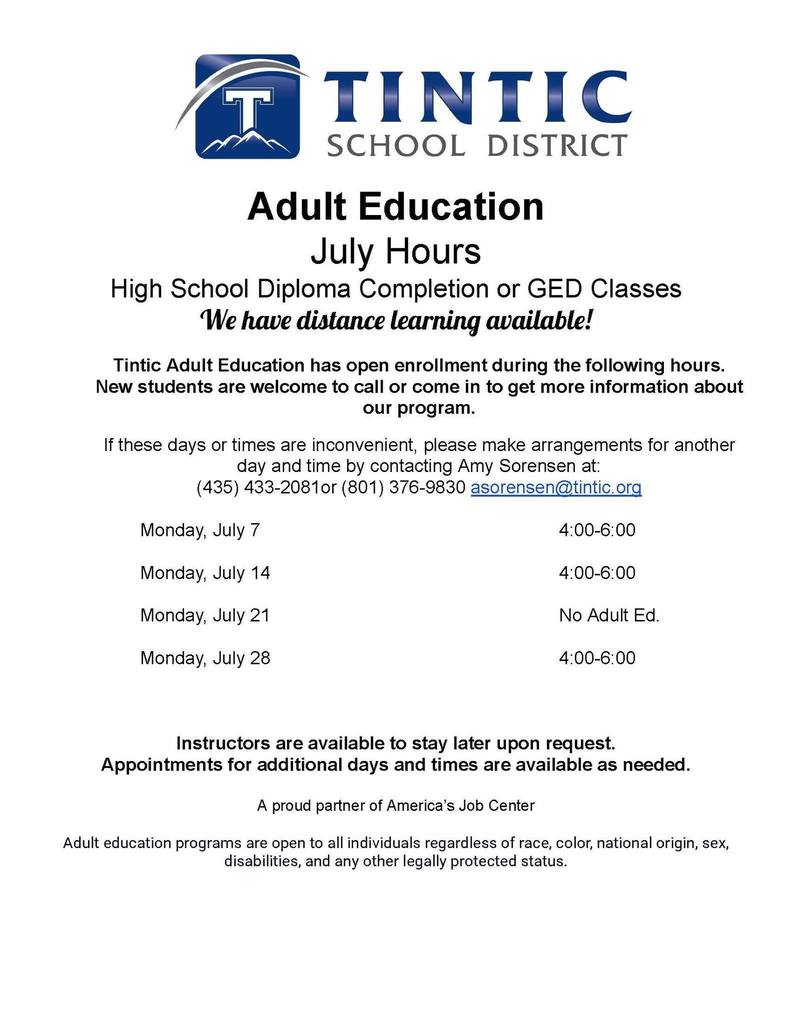 Please reach out to main office for detailed information.