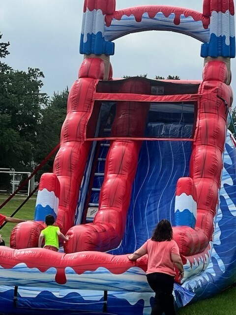 water slide