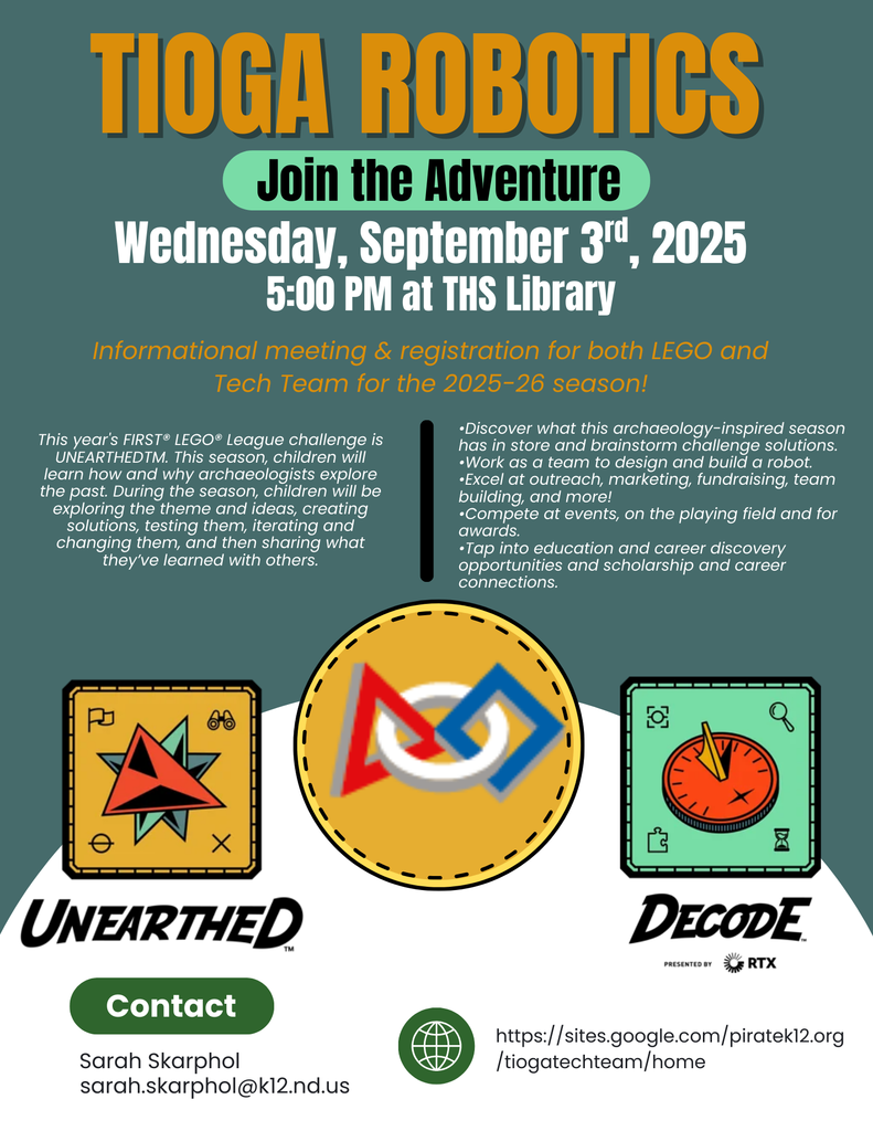 Tioga Robotics- Join the Adventure