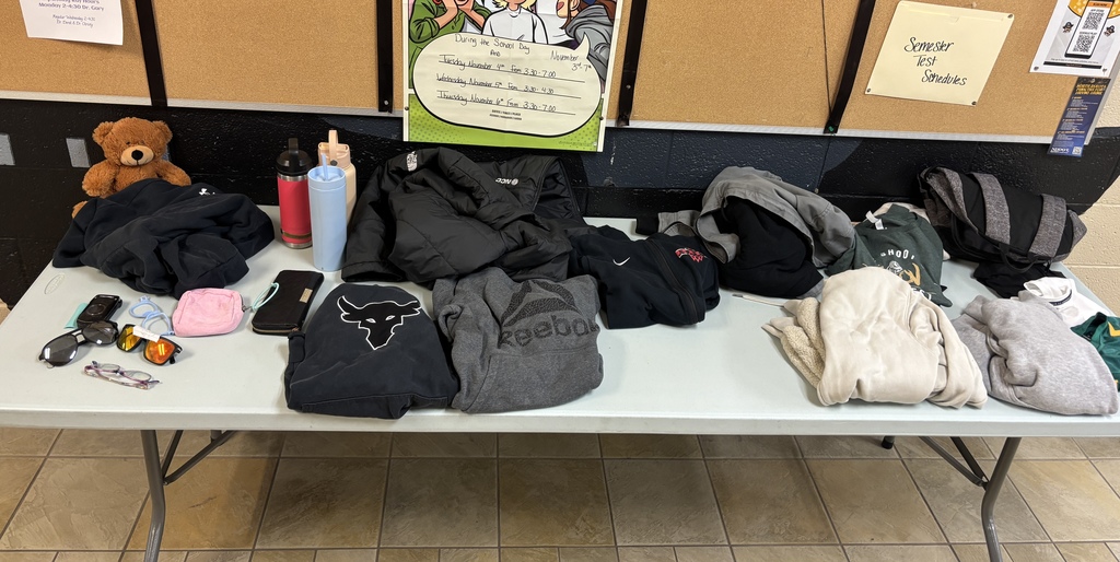 Parent-Teacher Conferences Thursday, November 6th 4:00–7:00 PM Please check the Lost & Found at both schools before items are donated.