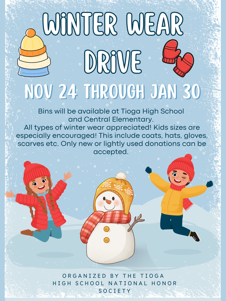 Winter wear drive Nov 24 - Jan 30