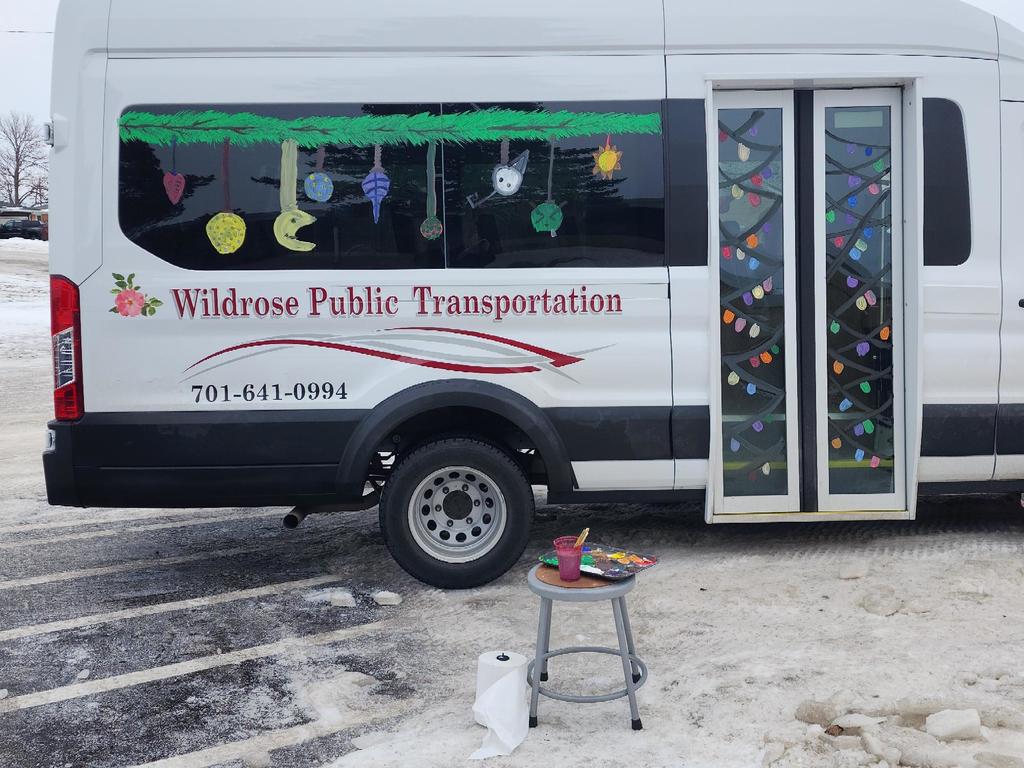 Painted by Art I students