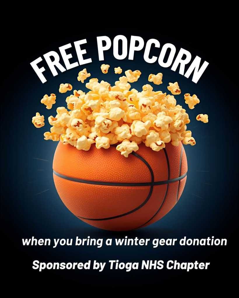 basketball and popcorn
