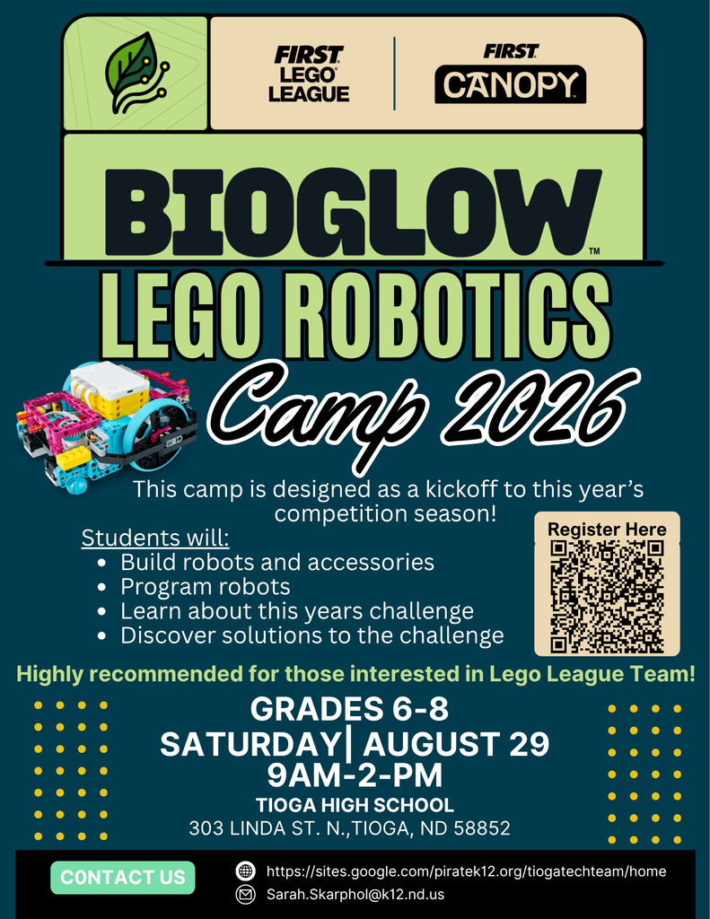 Lego Robotics Camp 2026