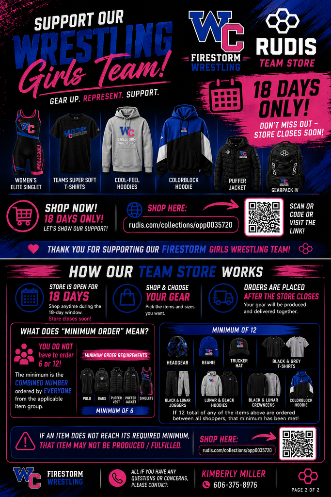 Girls Wrestling gear