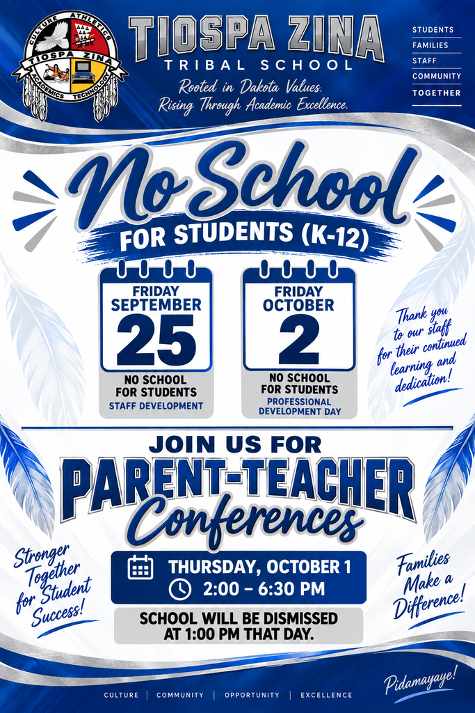 Staff Development and Parent Teacher Conference Notification