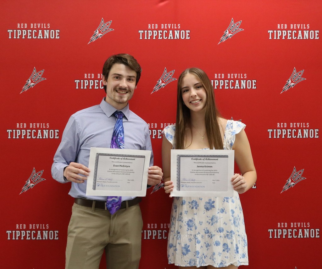 THS scholarship winners. 