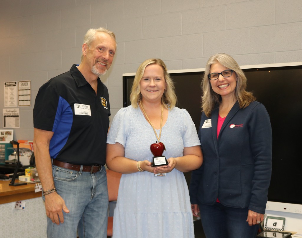 Golden Apple Award recipient Carly McConnell.