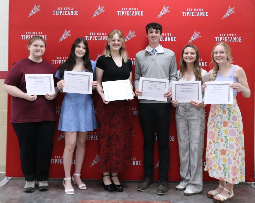 THS Class of 2025 Scholarship winners.