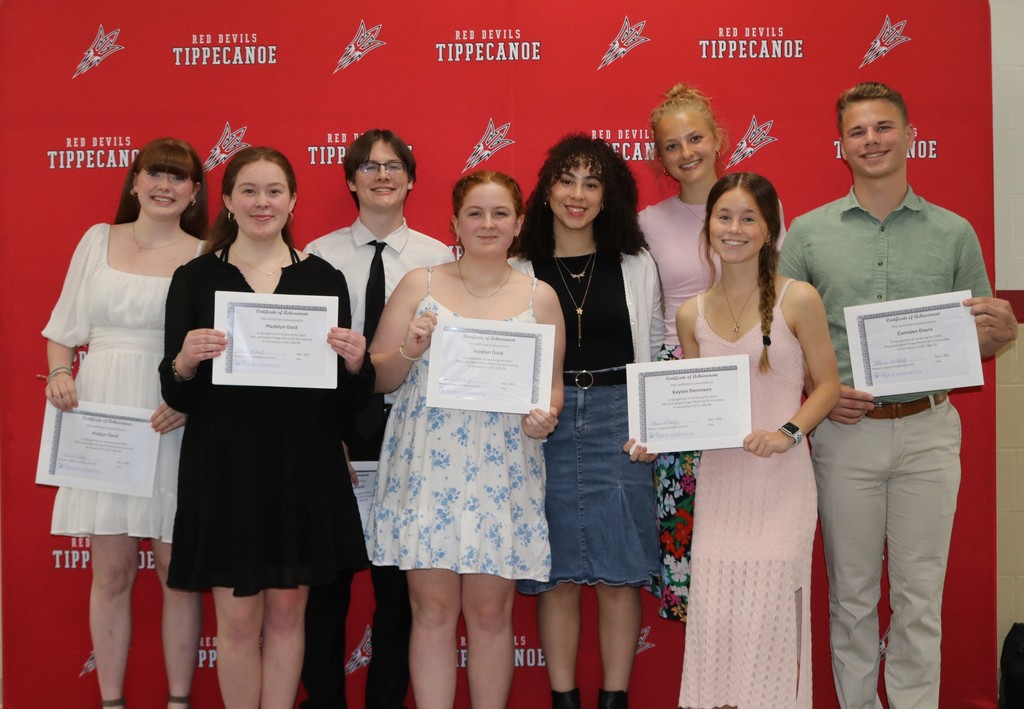 THS Class of 2025 Scholarship winners.