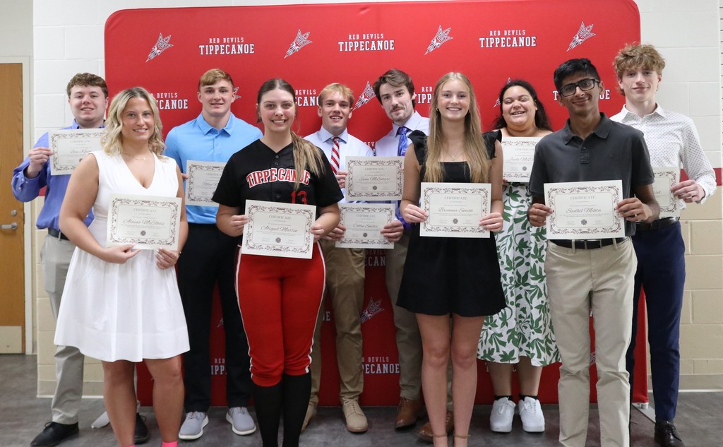 THS scholarship winners.