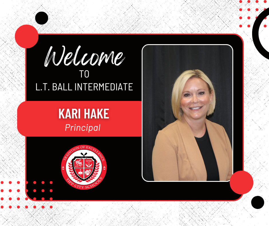 Kari Hake, new principal at L.T. Ball Intermediate School.