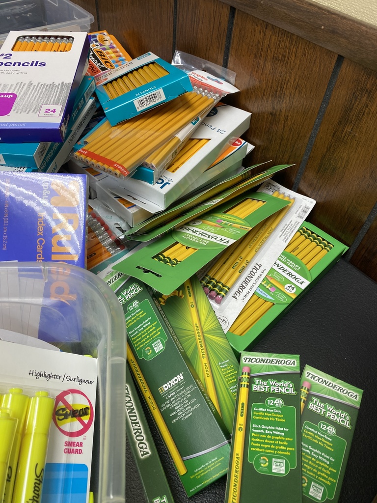 School supplies.