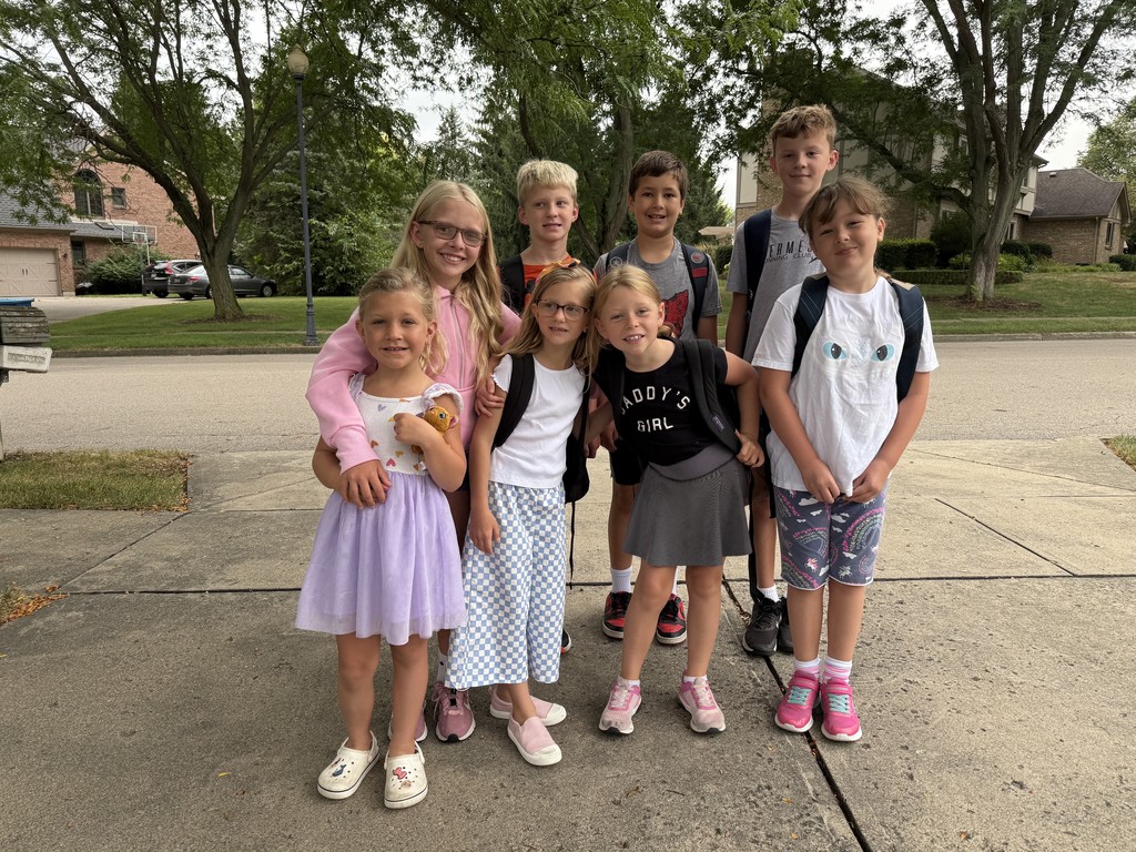 First day of school for students in grades 1 to 6.