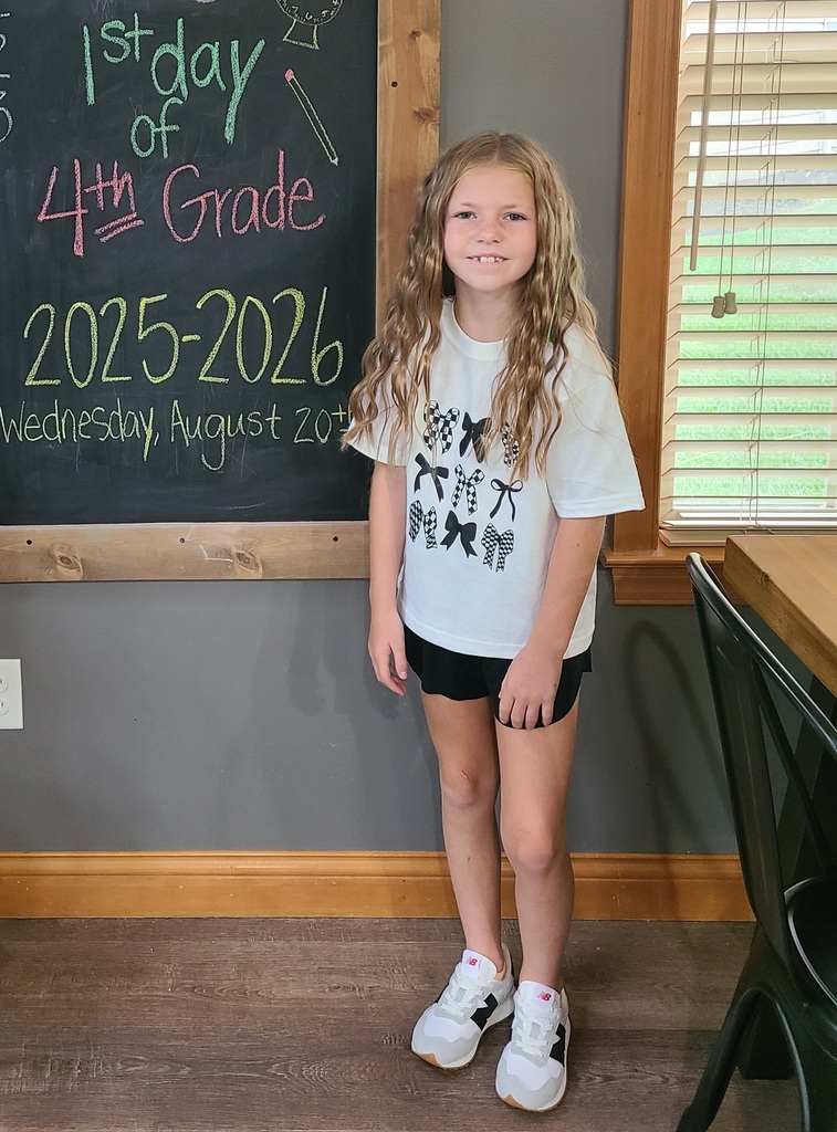 First day of school photos.