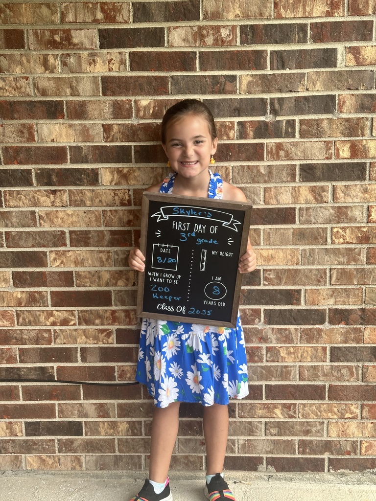 First day of school photos.