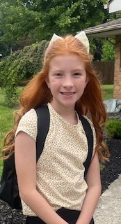 First day of school picture.