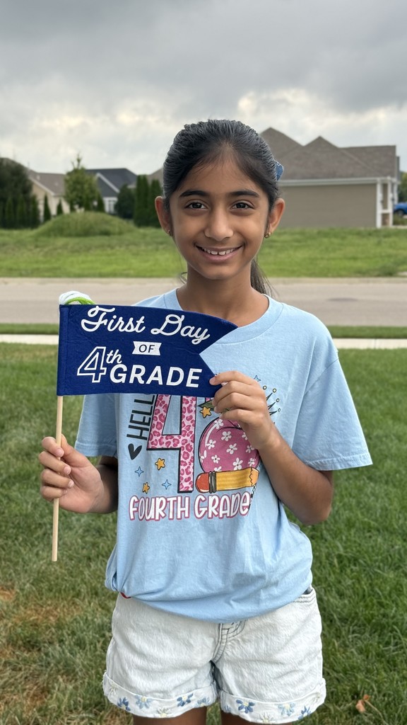 First day of school picture.