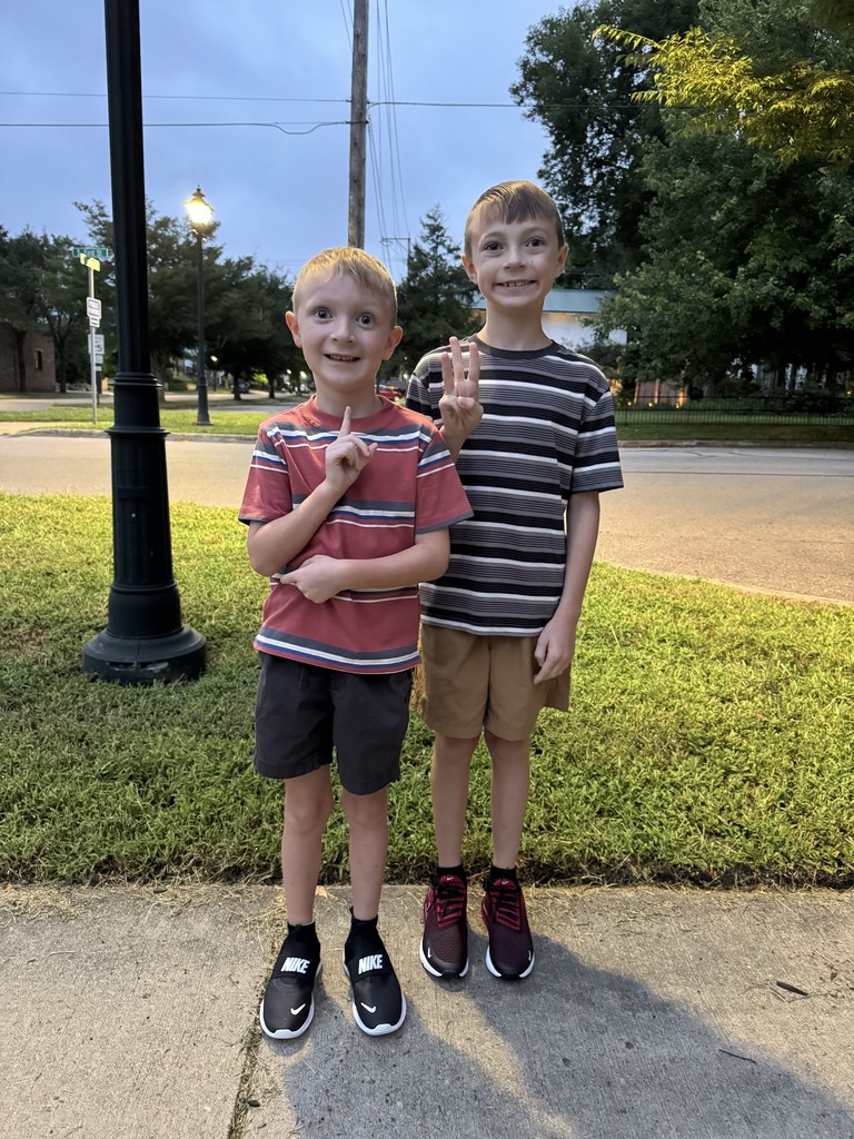 First day of school picture.