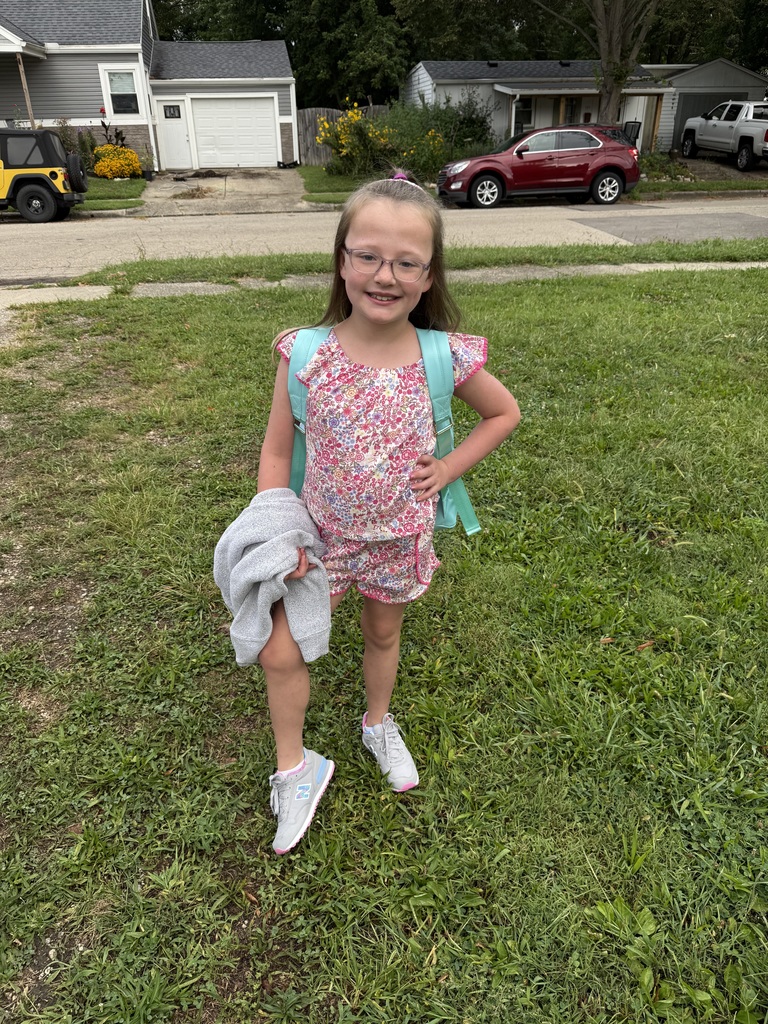 First day of school picture.