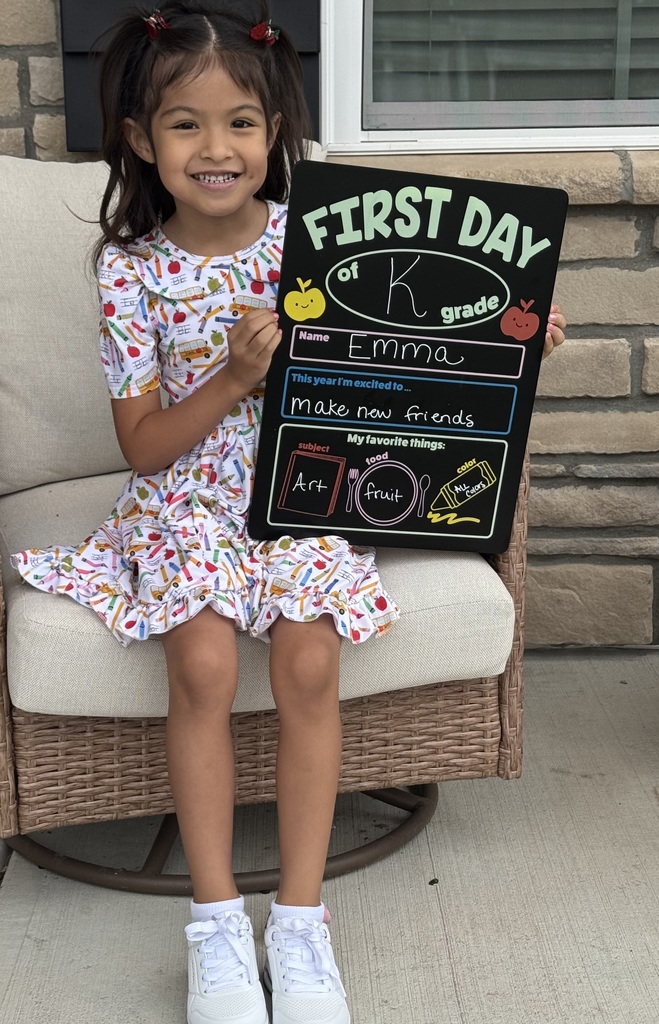 First day of kindergarten.