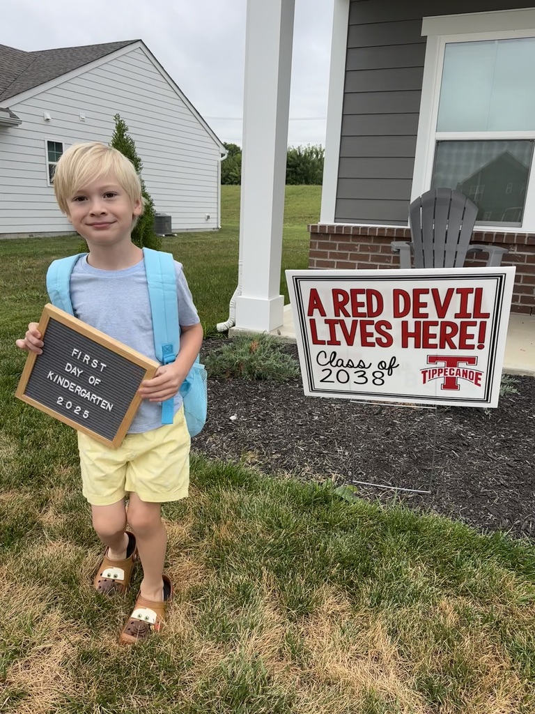 First day of kindergarten.