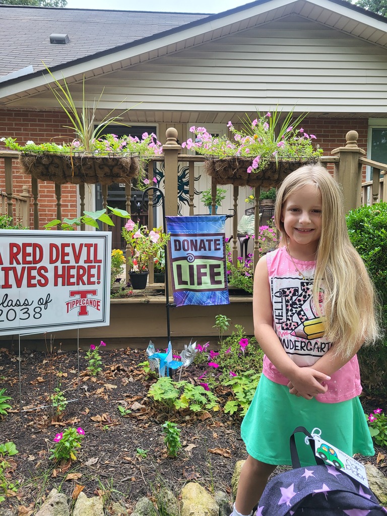 First day of kindergarten.