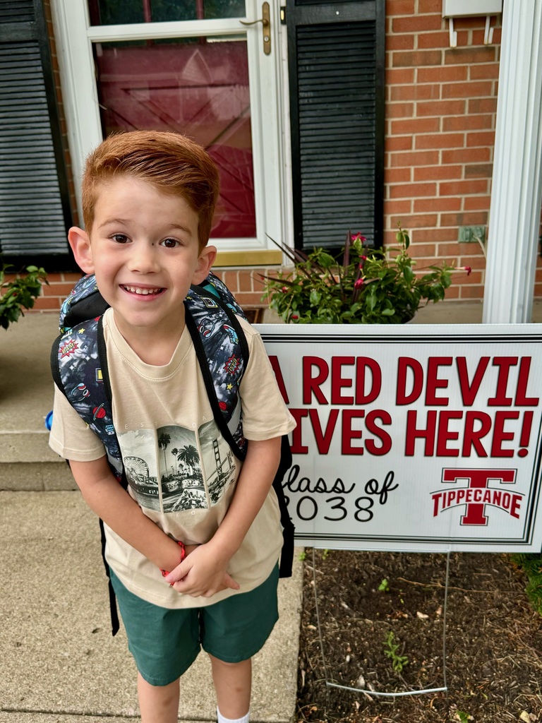 First day of kindergarten.